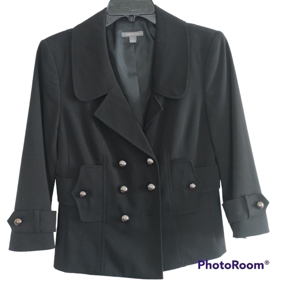 Apt. 9 Jackets & Blazers - Apt. 9 Black Double Breasted Jacket Blazer 6